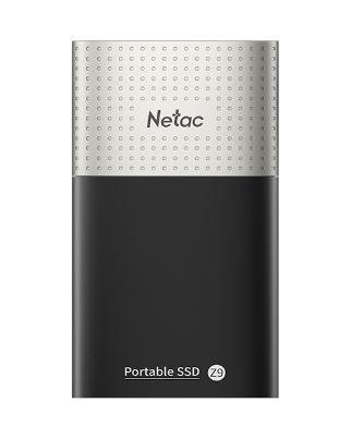 Ssd накопитель Netac Z9 128GB USB 3.2 Gen 2 Type-C External SSD, R/W up to 510MB/440MB/s,with USB-C to USB-A cable and USB-A to USB-C adapter 3Y wty