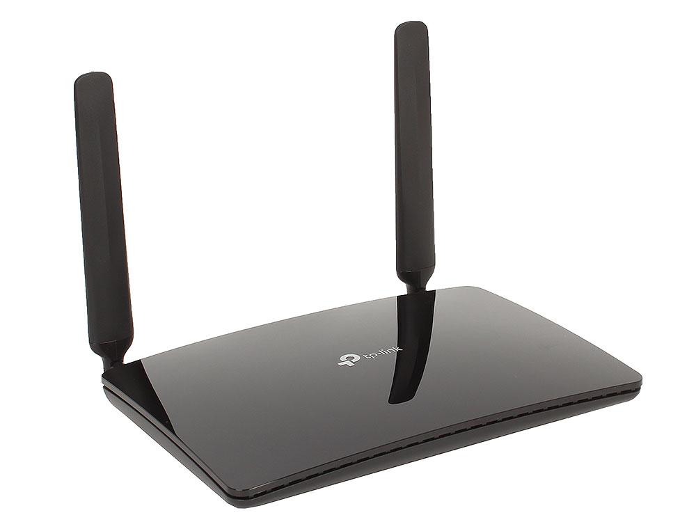  TP-Link Archer MR400, AC1200 Двухдиапазонный Wi-Fi роутер смодемом 4G LTE, до 300 Мбит/с на 2,4 ГГц + до 867 Мбит/с на 5 ГГц, 2 антенны, 3 порта LAN 100 Мбит/с, 1 порт WAN/LAN 100 Мбит/с