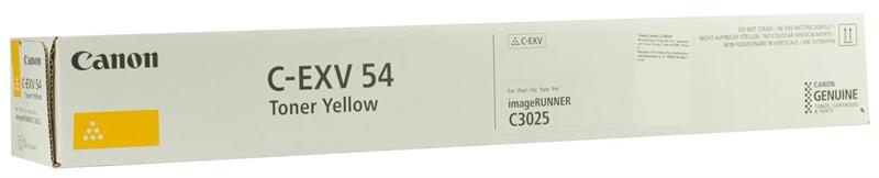  Тонер-картридж желтый Canon C-EXV54 для iR C3025/C3025i/C3125i (8 500 стр.)