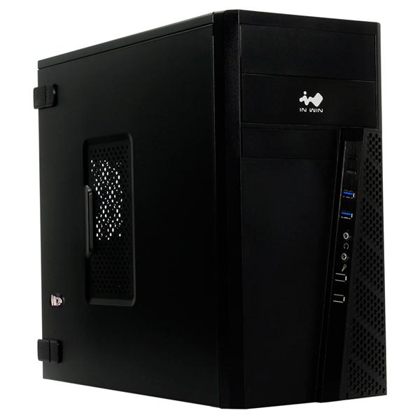 Корпус Mini Tower InWin EFS057 Black RB-S500HQ70 H U3*2+U2*2+A(HD) + Screwless + key lock + key*3pcs