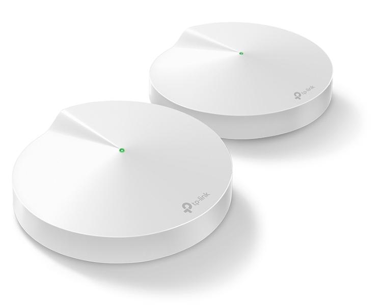  TP-Link Deco M9 Plus(2-pack), AC2200 Трёхдиапазонная домашняя Mesh Wi-Fi система, 2 устройства, до 400 Мбит/с на 2,4 ГГц + до 867 Мбит/с на 5 ГГц, 8 встр. антенн, 2 гиг. порта (WAN/LAN), 1xUSB 2.0