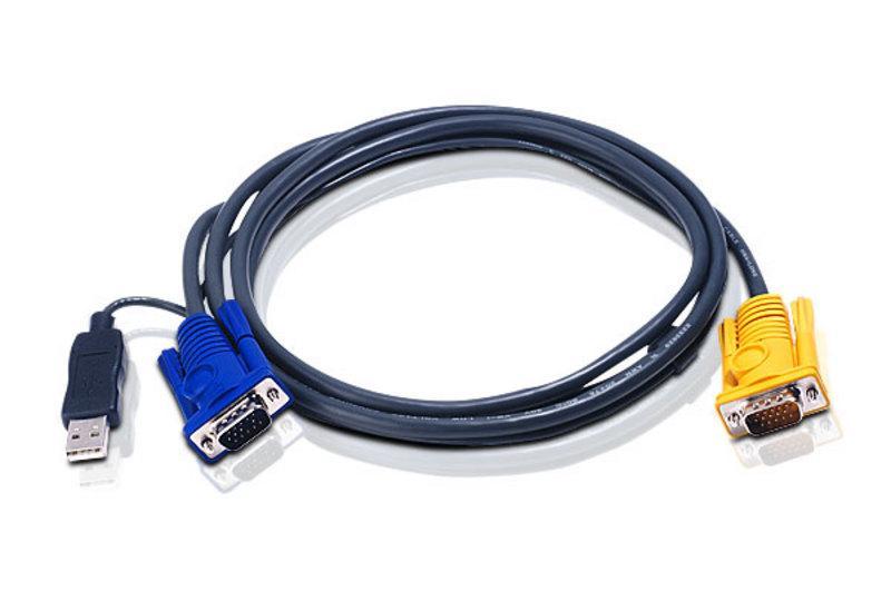 Кабель ATEN Intelligent cable HDB15m/USBAM, 3m