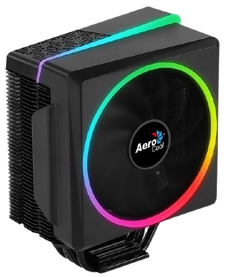 Кулер для процессора Aerocool Cylon 4 145W / ARGB / PWM / Intel 115*/775/2066/2011/AMD / Heat pipe 6mm x4