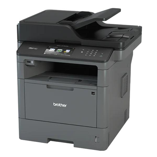 Монохромные лазерные устройства Brother MFC-L5700DN, P/C/S/F, A4, 40 стр/мин, 256 Мб, Duplex, ADF50, LAN, USB, старт.картридж 2000 стр. официальная гарантия 1 год
