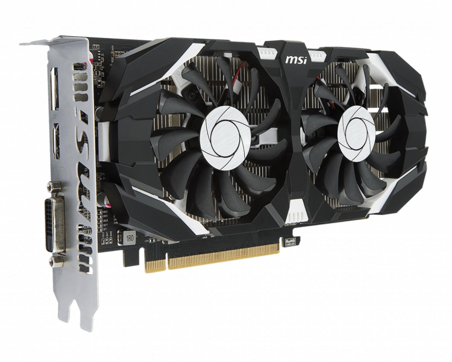 Видеокарта MSI GeForce GTX 1050 Ti 4GT OCV1 VER 10 PCI-E/GEFORCE GTX 1050 TI 4GT OCV1/DL-DVI-D/HDMI/DP/ATX/DUAL FAN/OC/4G