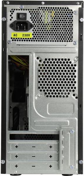 Корпус MiniTower Powerman ES555 Black PM-450ATX  USB3.0*2+USB2.0*2+Combo Audio*2  mATX