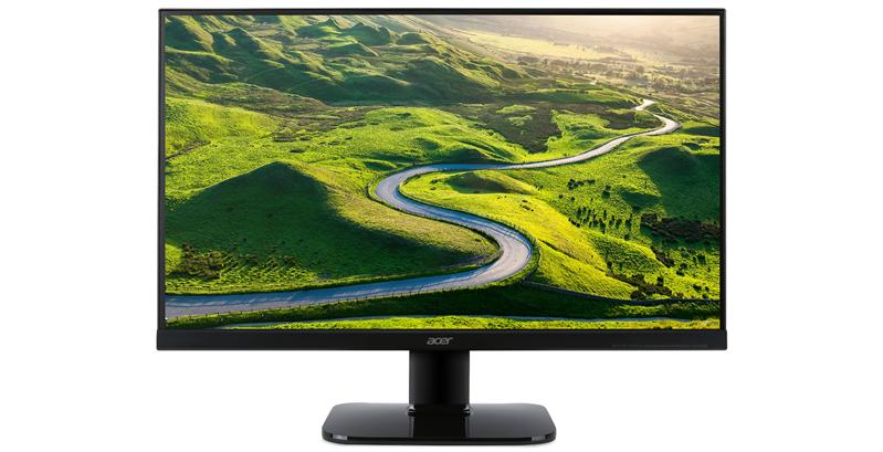 Монитор 27'' ACER KA270Hbmix VA, 1920x1080, 4ms, 250cd, 100Hz, 1xVGA + 1xHDMI(1.4) +Audio in/out, Speakers 2Wx2, FreeSync  ZeroFrame, Black