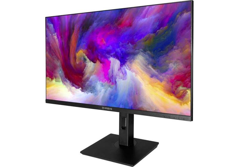 Монитор IRBIS SMARTVIEW 27'' LED Monitor 2560x1440, 16:9, IPS, 300 cd/m2, 1000:1, 3ms, 178°/178°, HDMI, DP, USBх2, USB-C, Audio output, Pjack, 75Hz, Height, Tilt, Swiv, Pivot, Speakers, внешн. бп, Black NEW