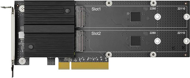 Адаптер Synology M.2 SSD-NVME adapter,PCIe 3.0x8, M.2 22110/2080