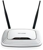  TP-Link TL-WR841N, N300 Wi Fi роутер, до 300 Мбит/с на 2,4 ГГц, 2 антенны, 1 порт WAN 10/100 Мбит/с + 4 порта LAN 10/100 Мбит/с