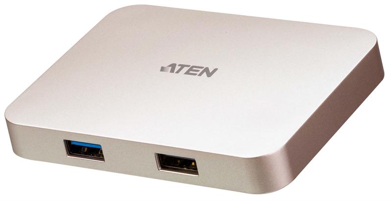 Dock станция ATEN USB-C 4K Ultra Mini Dock with Power Pass-through