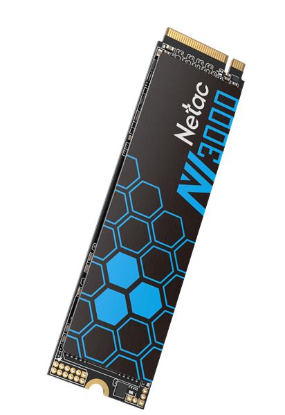 Ssd накопитель Netac SSD NV3000 250GB PCIe 3 x4 M.2 2280 NVMe 3D NAND, R/W up to 3000/1400MB/s, TBW 150TB, with heat sink, 5y wty