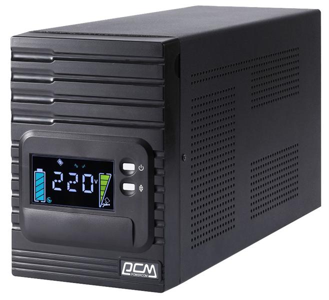 Источник бесперебойного питания Powercom Smart King Pro+ SPT-1500, Line-Interactive, LCD, 1500VA/1200W, Tower, SNMP Slot, black (1152565)