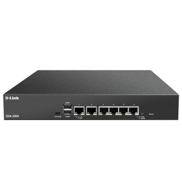 Маршрутизатор D-Link DSA-2006/A1A, Service Router, 6x1000Base-T configurable, 2xUSB ports, 3G/LTE support