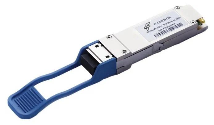  FiberTrade модуль оптический FT-QSFP28 LR4 (100Gb, SM, 10km, LAN-WDM, LC, DDM)