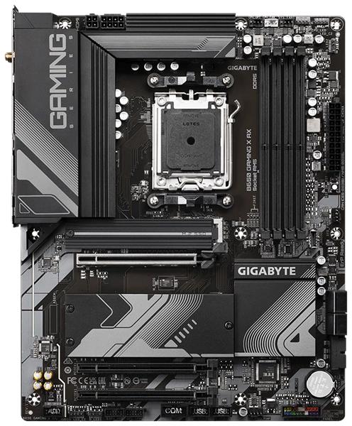 Материнская плата GIGABYTE B650 GAMING X AX, AM5, B650, 4*DDR5, DP+HDMI,  4 SATA 6 Гб/с, M2, Audio, Gb LAN, USB 3.2, USB 2.0, Type-C, COM*1 header, ATX