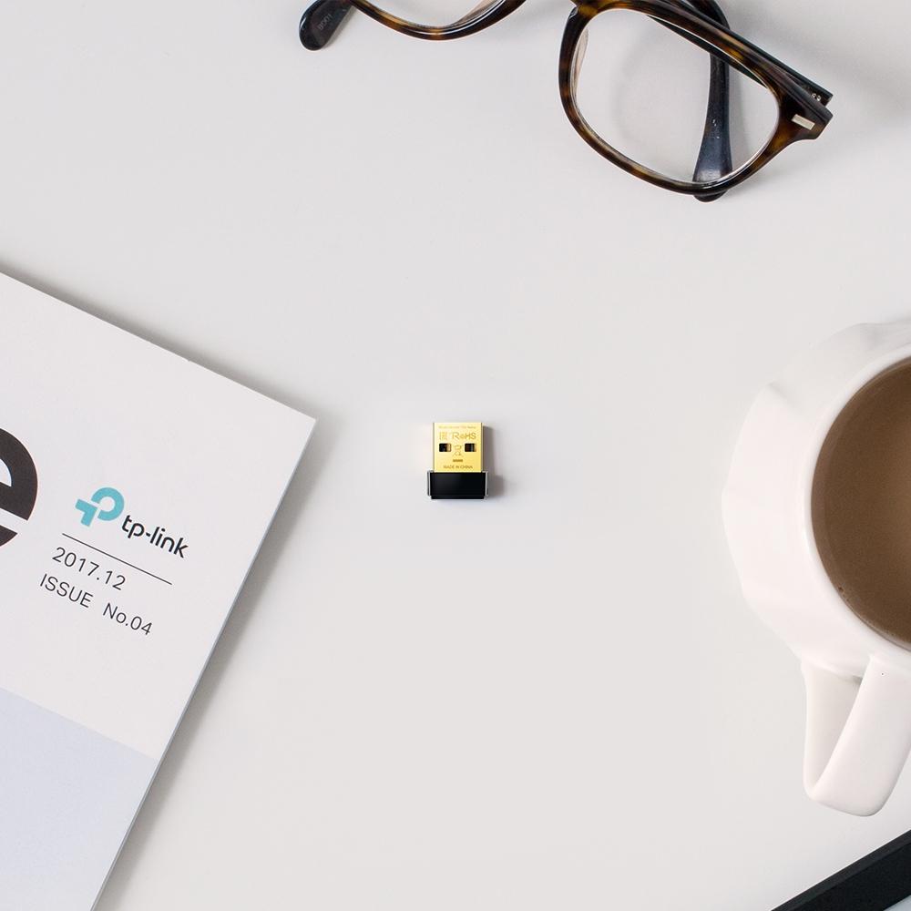  TP-Link Archer T2U Nano, AC600 Двухдиапазонный ультракомпактный Wi-Fi USB адаптер, до 200 Мбит/с на 2,4 ГГц + до 433 Мбит/с на 5 ГГц, USB 2.0