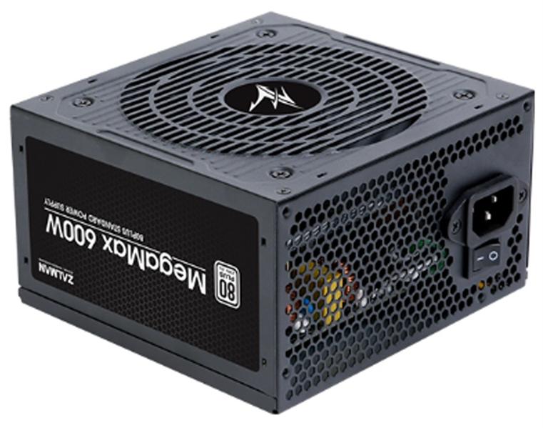 Блок питания Zalman ZM600-TXII (V2), 600W, ATX12V v2.31, APFC, 12cm Fan, 80+ 230V EU, Retail