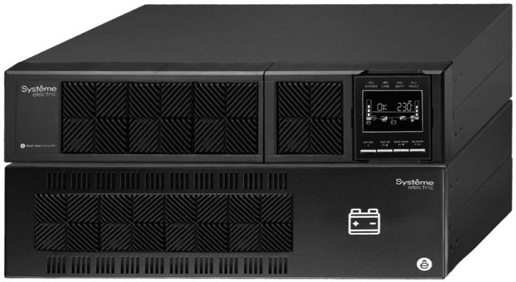 Источник бесперебойного питания Systeme Electriс Smart-Save Online SRV, 6000VA/5400W, On-Line, Extended-run, Rack 5U(Tower convertible), LCD, Out: Hardwire, SNMP Intelligent Slot, USB, RS-232