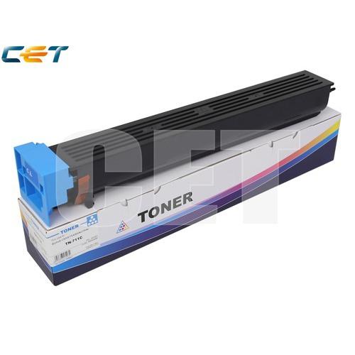 Тонер-картриджи Тонер-картридж TN-711C для KONICA MINOLTA Bizhub C654/754 (CET) Cyan, 535г, 31500 стр., CET7297