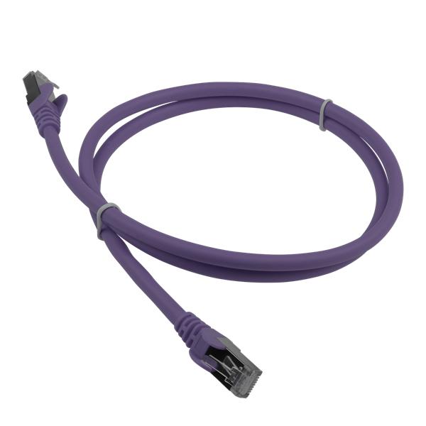 Патч-корд Патч-корд LANMASTER LSZH SFTP кат.6A, 3.0 м, фиолетовый