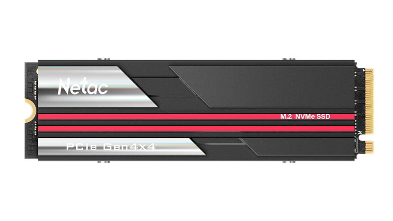 Ssd накопитель Netac SSD NV7000 1TB PCIe 4 x4 M.2 2280 NVMe 3D NAND, R/W up to 7200/5500MB/s, TBW 700TB, with heat sink, 5y wty