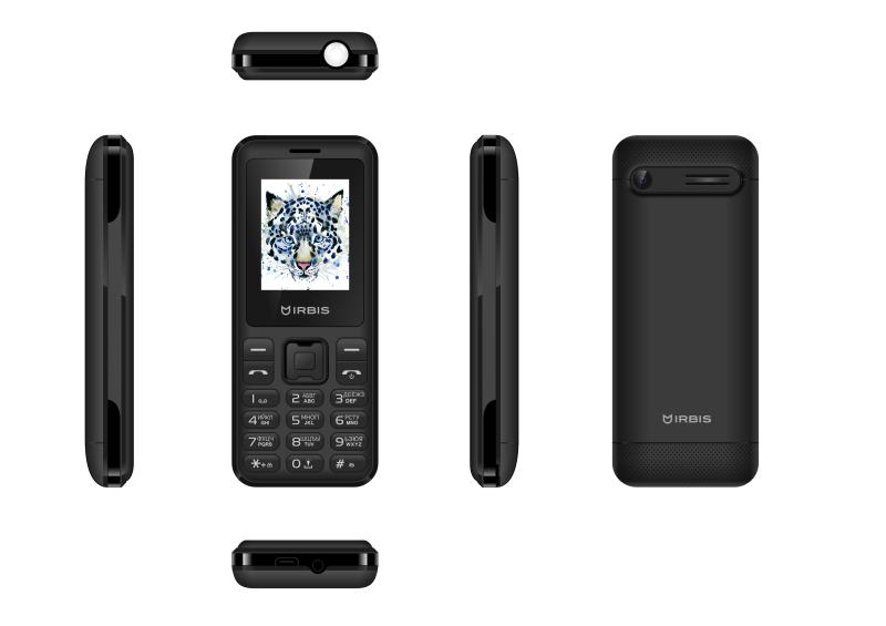 Мобильный телефон IRBIS SF50, 1.77" (128x160), 2xSimCard, Bluetooth, microUSB, MicroSD, Black (незначительное повреждение коробки)