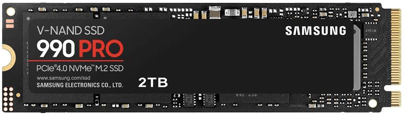 Твердотельный накопитель SSD M.2 (PCI-E NVMe) 2Tb Samsung 990 PRO (R7450/W6900MB/s) 1year