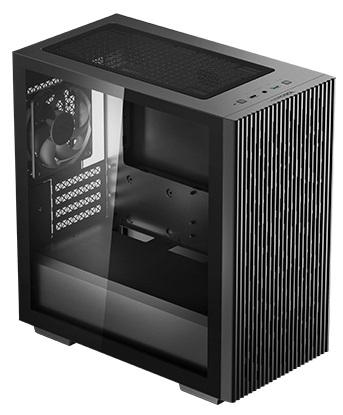 Корпус Deepcool MATREXX 40 без БП, боковое окно (закаленное стекло), черный, MICRO ATX/MINI-ITX