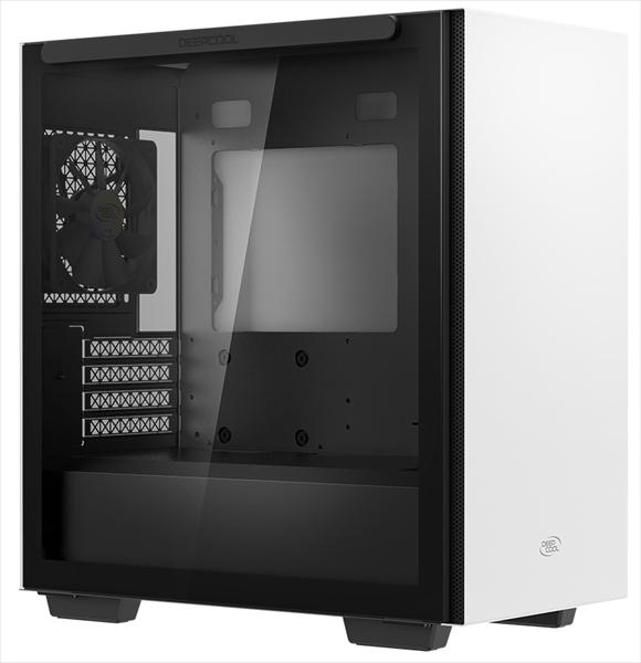 Корпус Deepcool MACUBE 110 WH без БП, боковое окно (закаленное стекло), белый, mATX