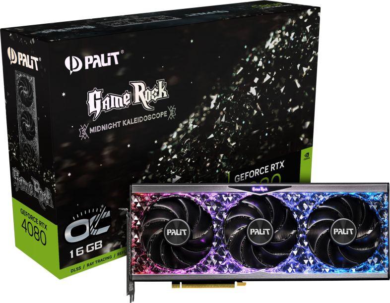 Видеокарта PALIT RTX4080 GAMEROCK OC 16GB GDDR6X 256bit 3-DP HDMI