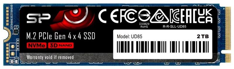 Твердотельный накопитель Solid State Disk Silicon Power UD85 500Gb PCIe Gen4x4 M.2 PCI-Express (PCIe) 3600MBs/2400MBs SP500GBP44UD8505