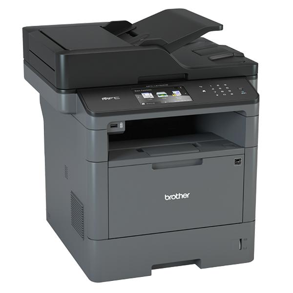 Монохромные лазерные устройства Brother MFC-L5700DN, P/C/S/F, A4, 40 стр/мин, 256 Мб, Duplex, ADF50, LAN, USB, старт.картридж 2000 стр.