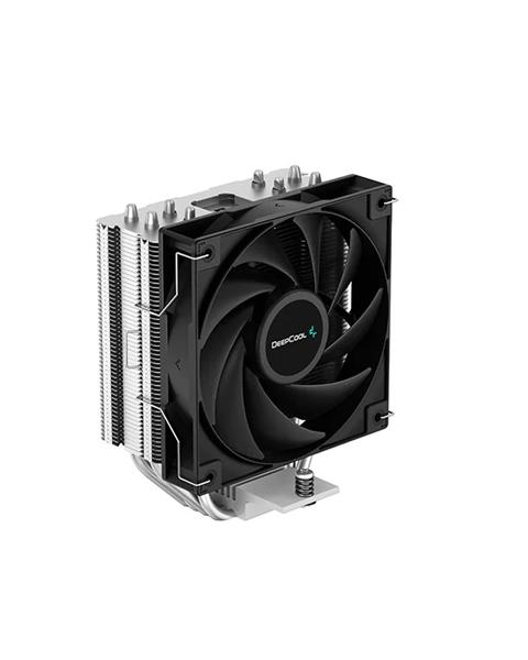 Кулер для процессора DEEPCOOL AG400 LGA1700/1200/115X/AM5/AM4 (18шт/кор, TDP 220W, PWM, Fan 120mm, 4 тепл. Трубки, черный) RET