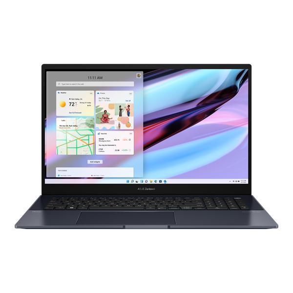 Ноутбук ASUS Zenbook Pro 17 UM6702RC-M2077W AMD Ryzen 7 6800H/16Gb/1Tb SSD M2/GF RTX 3050 4Gb/17,3" IPS WQHD (2560 x 1440) 165Hz/WiFi6E/BT/NumPad 2.0/Windows 11 Home/2.35Kg/Tech Black/RU_EN_Keyboard