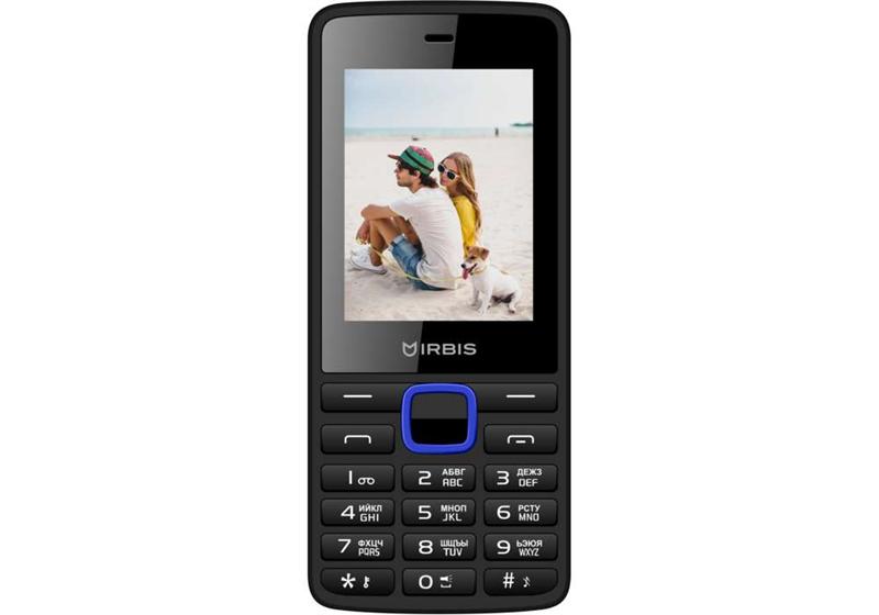 Мобильный телефон IRBIS SF19, 2.4" (240x320), 2xSimCard, Bluetooth, microUSB, MicroSD, Black/Blue (незначительное повреждение коробки)