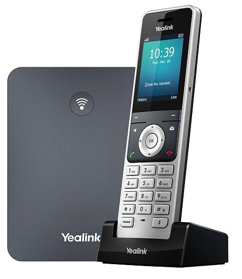  YEALINK DECT-трубка Yealink W76P DECT (база W70B+трубка W56H) до 10 SIP-аккаунтов, до 10 трубок на базу, до 20 одноврем. Вызовов