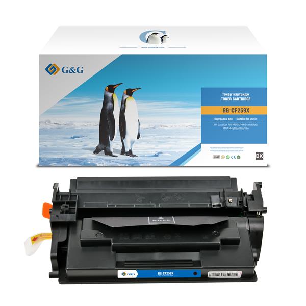 Картридж Cartridge G&G 59X для HP LJ M304/M404/M428, with chip (10 000стр.) (замена CF259X)