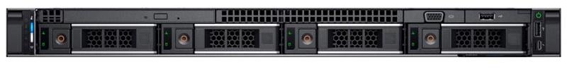 Шасси серверное DELL PowerEdge R440 1U/ 4LFF/ 1xHS/ PERC H750/ 2xGE/ 1x550W/ RC1: 1xFH / iDRAC9 Ent/  Bezel noQS/ Sliding Rails/ noCMA/ 1YWARR