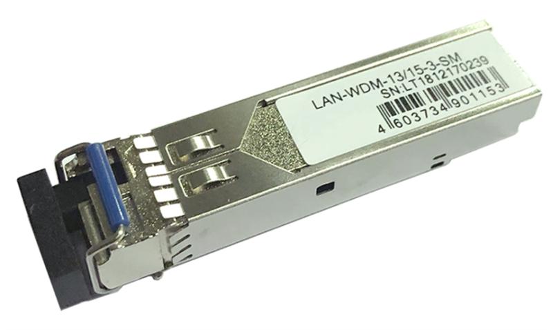  Модуль SFP WDM 1.25G, 1310nm / 1550nm, 3 km, LC, DDM, Cisco