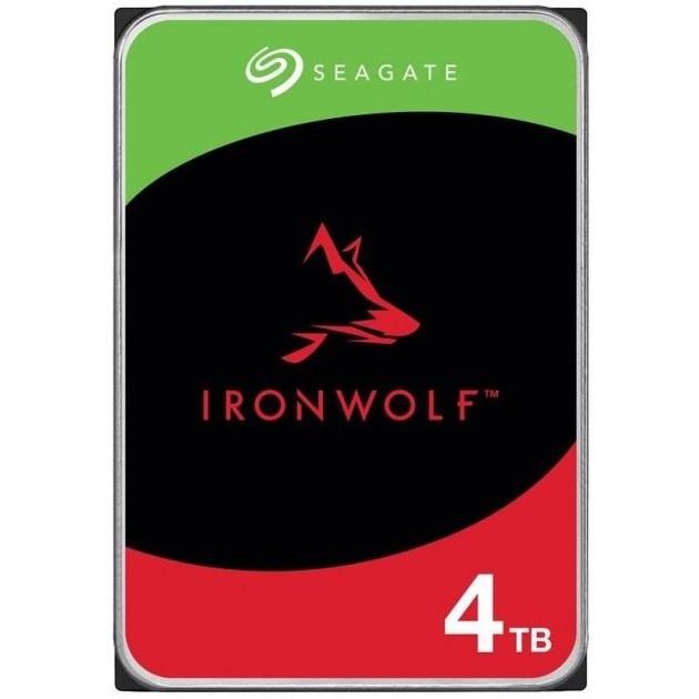 Жесткий диск HDD SATA-III Seagate 4Tb, ST4000VN006, IronWolf NAS, 5400 rpm, 256Mb buffer (аналог ST4000VN008), 1 year