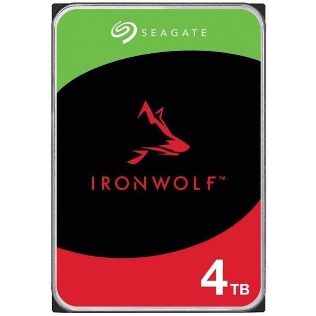 Жесткий диск HDD SATA-III Seagate 4Tb, ST4000VN006, IronWolf NAS, 5400 rpm, 256Mb buffer (аналог ST4000VN008), 1 year