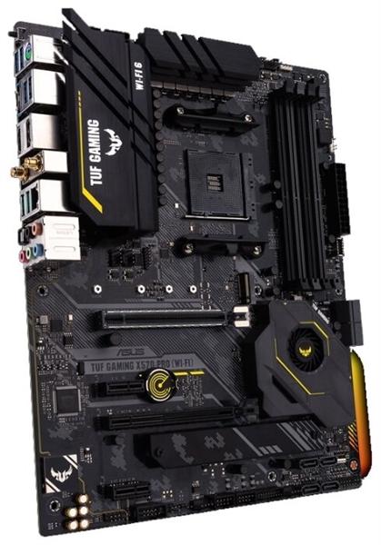 Материнская плата ASUS TUF GAMING X570-PRO (WI-FI), Socket AM4, X570, 4*DDR4, CrossFireX, HDMI + DP, SATA3 + RAID, Audio, Gb LAN, USB 3.1*2, USB 2.0*14,ATX ; 90MB15H0-M0EAY0