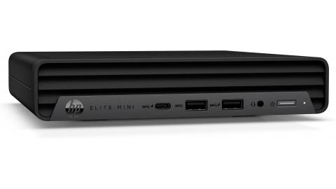 Пк HP Elite Mini 800 G9, Core i5-12500T (2.0G/18M/6 Cores) / 16GB DDR5 4800 /512GB (M.2 NVMe SSD) / Windows 11 Pro / HP 125 Wired Keyboard + Mouse Combo/ WIFI 6+BT/2*DP/1*HDMI/90W/3-3-3