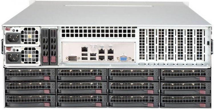 Серверная платформа Supermicro SuperStorage 4U Server 6049P-E1CR36L noCPU(2)Scalable/TDP 70-205W/ no DIMM(16)/ 3008controller HDD(36)LFF+ opt. 2SFF/ 2x10Gbe/ 7xFH/ 2x1200W