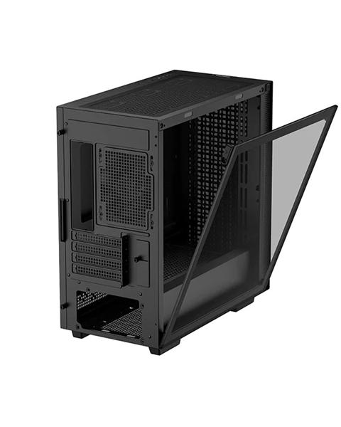 Корпус Deepcool CH370 без БП, боковое окно (закаленное стекло), черный, mATX