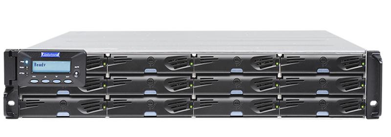 Система хранения данных EonStor DS 3000 Gen2 2U/12bay,dual redundant subsystem 2x12Gb/s SAS,8x1Gbe,+4 host boards,2x4GB,2x(PSU+FAN Module),2x(SuperCap+FlashModule),12xdrive trays,1xRackmount kit (ESDS 3012RUC-C)