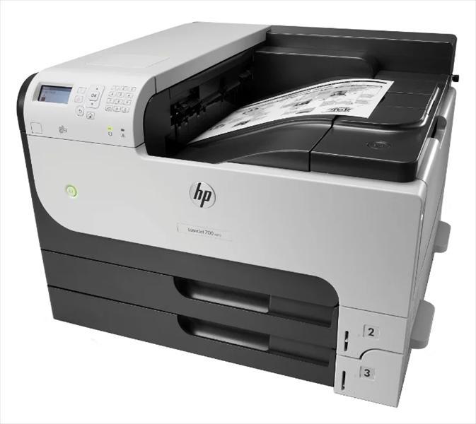 Принтер HP LaserJet Enterprise 700 M712dn (A3, 1200dpi, 40ppm, 512Mb, 3trays 250+250+100, USB2.0/extUSBx2/GigEth/HIP/ePrint, repl. Q7543A, Q7545A)