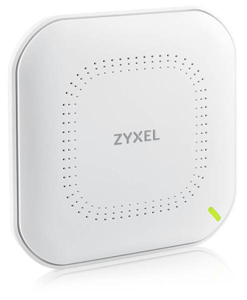 Точка беспроводного доступа Точка доступа Zyxel NebulaFlex NWA50AX PRO, WiFi 6, 802.11a/b/g/n/ac/ax (2,4 и 5 ГГц), MU-MIMO, антенны 3x3, до 575+2400 Мбит/с, 1xLAN 2.5GE, PoE, без поддержки Captive portal и WPA-Enterprise, защита