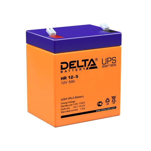  Delta Аккумуляторная батарея для ИБП HR 12-5 (12V/5Ah)